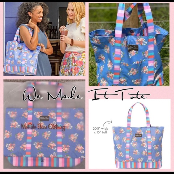 Matilda Jane Bags Nwt Matilda Jane We Made It Tote Poshmark